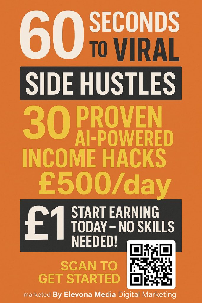60 Seconds To Viral Side Hustles